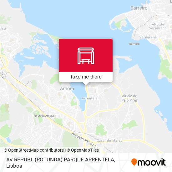 AV REPÚBL (ROTUNDA) PARQUE ARRENTELA mapa