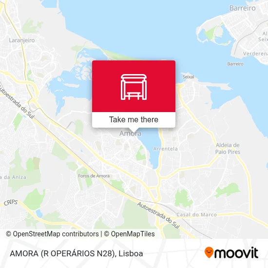 AMORA (R OPERÁRIOS N28) map