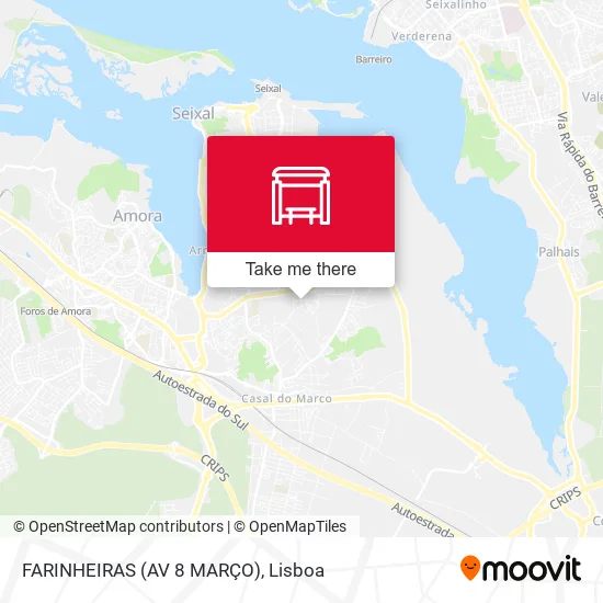FARINHEIRAS (AV 8 MARÇO) map