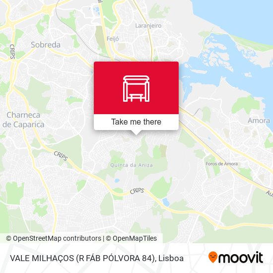 VALE MILHAÇOS (R FÁB PÓLVORA 84) mapa