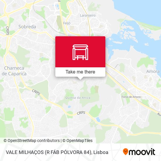 VALE MILHAÇOS (R FÁB PÓLVORA 84) map