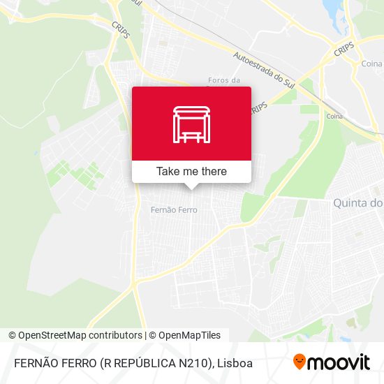 FERNÃO FERRO (R REPÚBLICA N210) map