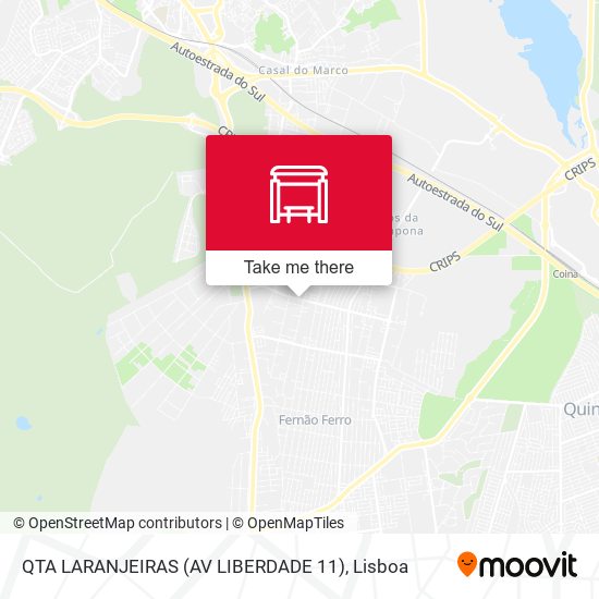 QTA LARANJEIRAS (AV LIBERDADE 11) map