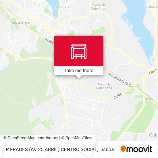 P FRADES (AV 25 ABRIL) CENTRO SOCIAL map