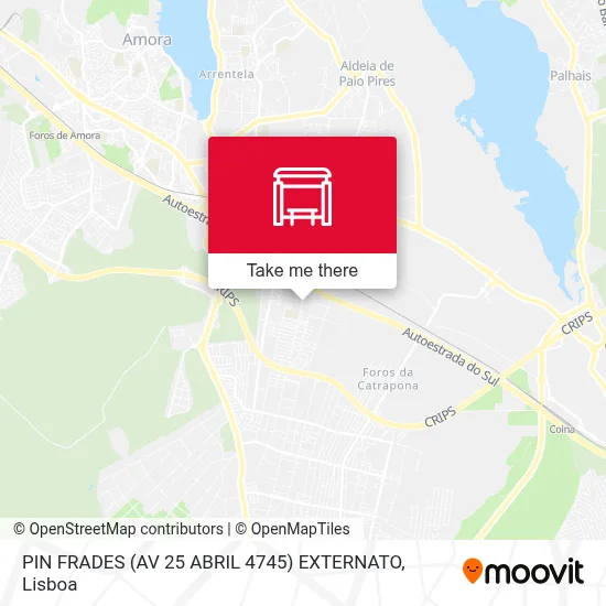 PIN FRADES (AV 25 ABRIL 4745) EXTERNATO map
