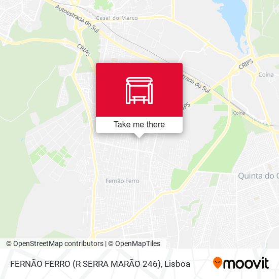 FERNÃO FERRO (R SERRA MARÃO 246) map