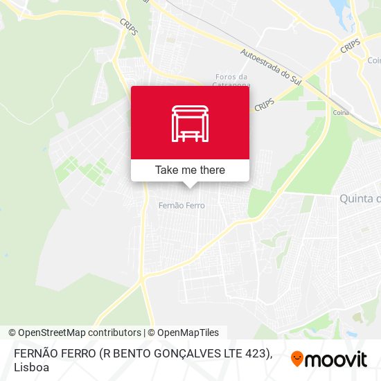 FERNÃO FERRO (R BENTO GONÇALVES LTE 423) map