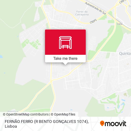 FERNÃO FERRO (R BENTO GONÇALVES 1074) mapa