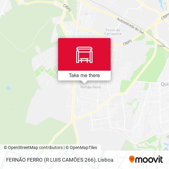 FERNÃO FERRO (R LUIS CAMÕES 266) mapa
