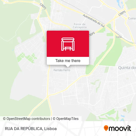 RUA DA REPÚBLICA map