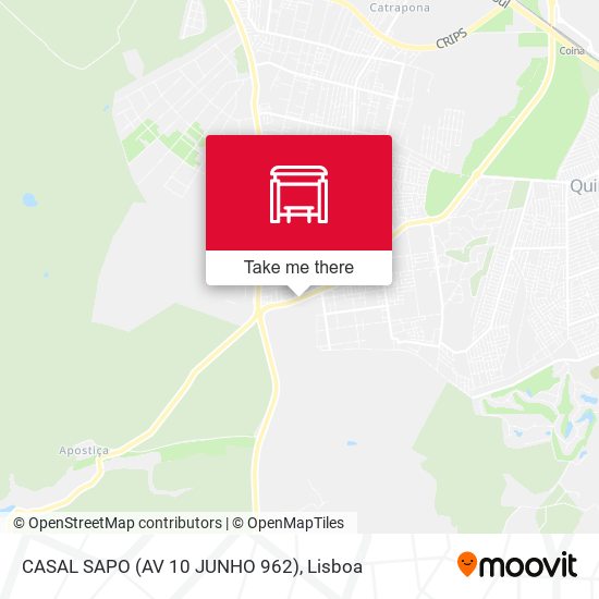 CASAL SAPO (AV 10 JUNHO 962) map