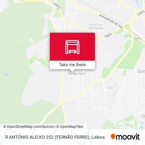 R ANTÓNIO ALEIXO 252 (FERNÃO FERRO) map