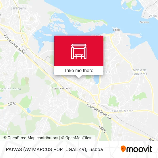 PAIVAS (AV MARCOS PORTUGAL 49) map