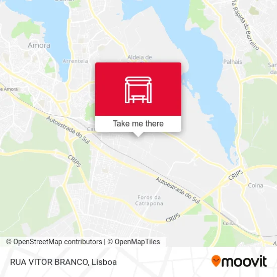 RUA VITOR BRANCO map