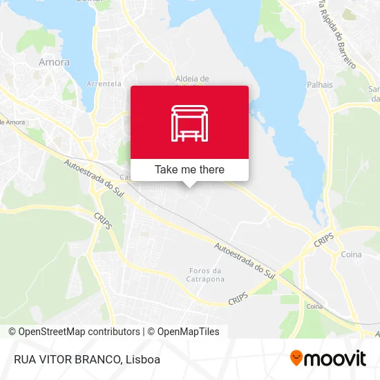 RUA VITOR BRANCO map