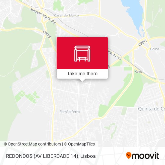 REDONDOS (AV LIBERDADE 14) map