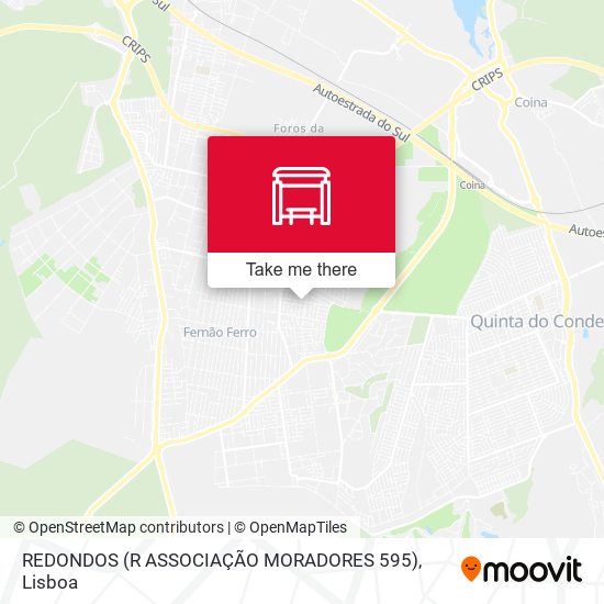 REDONDOS (R ASSOCIAÇÃO MORADORES 595) mapa