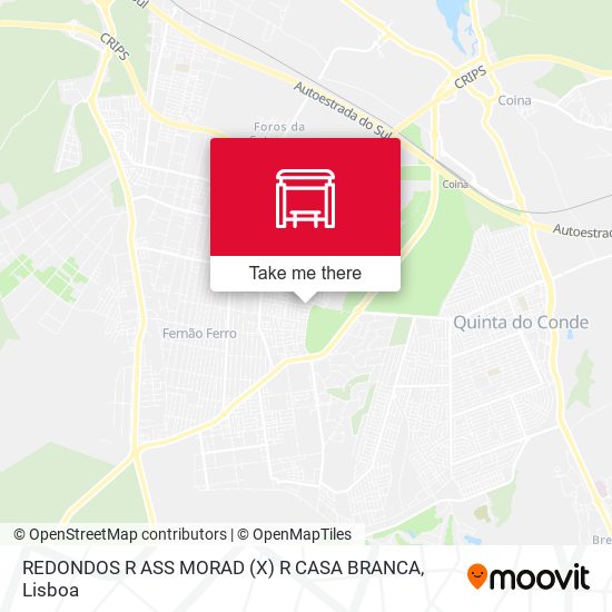 REDONDOS R ASS MORAD (X) R CASA BRANCA map