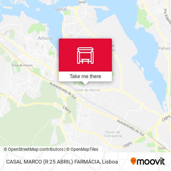 CASAL MARCO (R 25 ABRIL) FARMÁCIA map