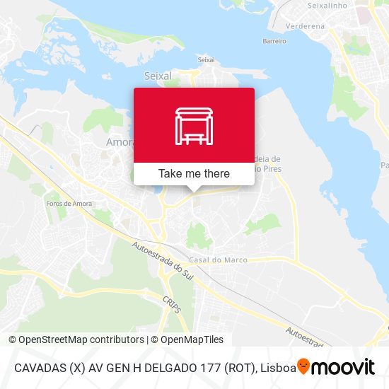 CAVADAS (X) AV GEN H DELGADO 177 (ROT) mapa