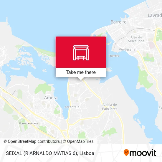 SEIXAL (R ARNALDO MATIAS 6) map