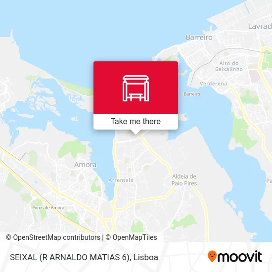 SEIXAL (R ARNALDO MATIAS 6) map