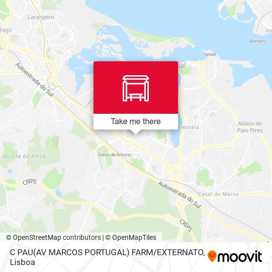 C PAU(AV MARCOS PORTUGAL) FARM / EXTERNATO map