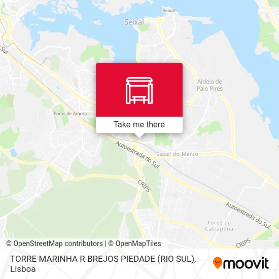 TORRE MARINHA R BREJOS PIEDADE (RIO SUL) map