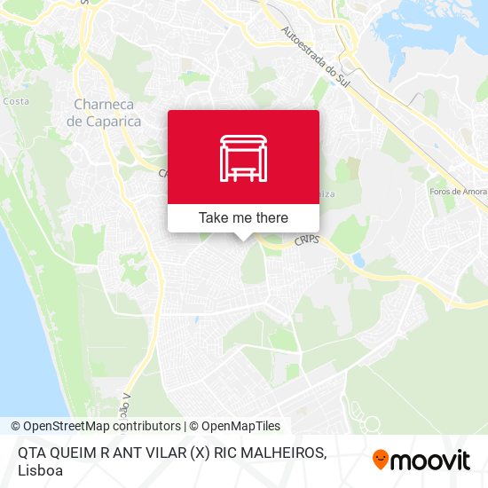 QTA QUEIM R ANT VILAR (X) RIC MALHEIROS map