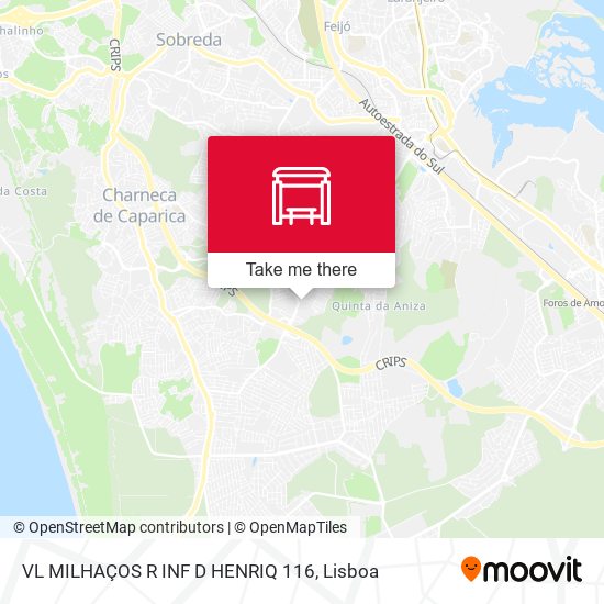 VL MILHAÇOS R INF D HENRIQ 116 mapa