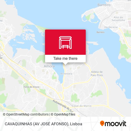 CAVAQUINHAS (AV JOSÉ AFONSO) map