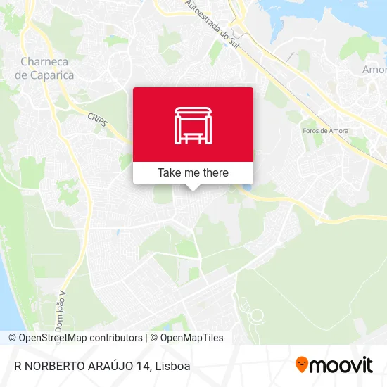 R NORBERTO ARAÚJO 14 map