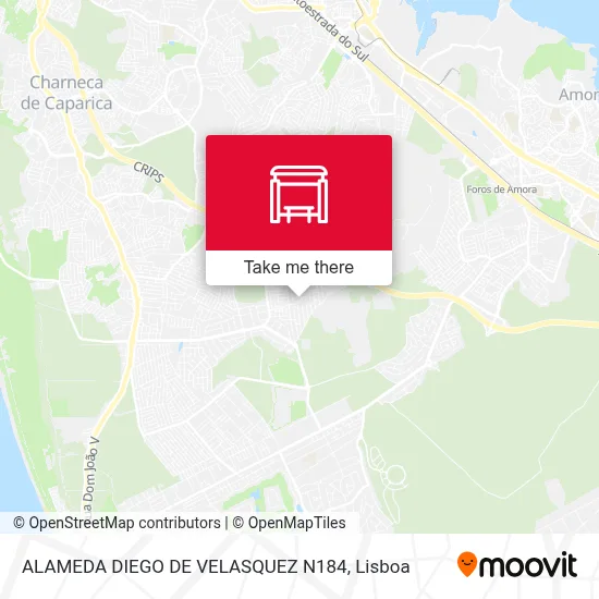 ALAMEDA DIEGO DE VELASQUEZ N184 map