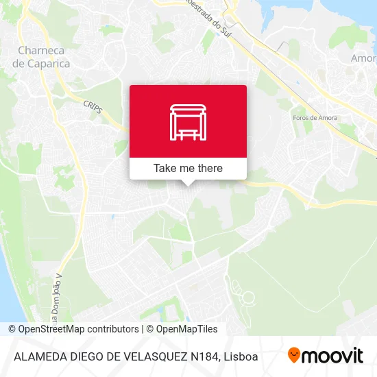 ALAMEDA DIEGO DE VELASQUEZ N184 map