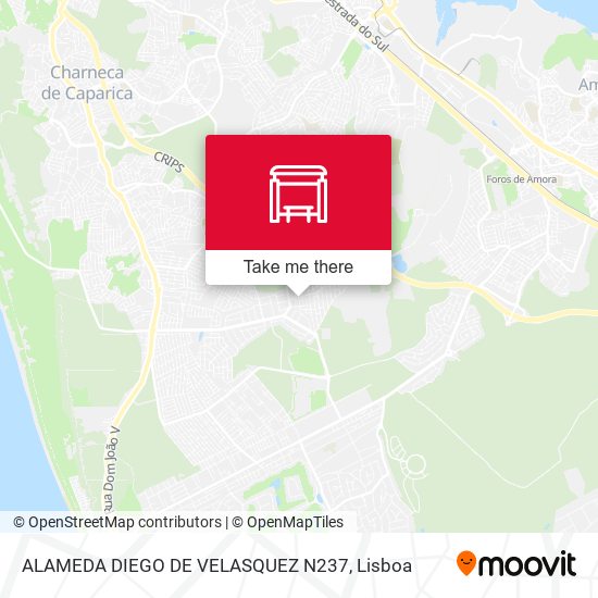 ALAMEDA DIEGO DE VELASQUEZ N237 mapa