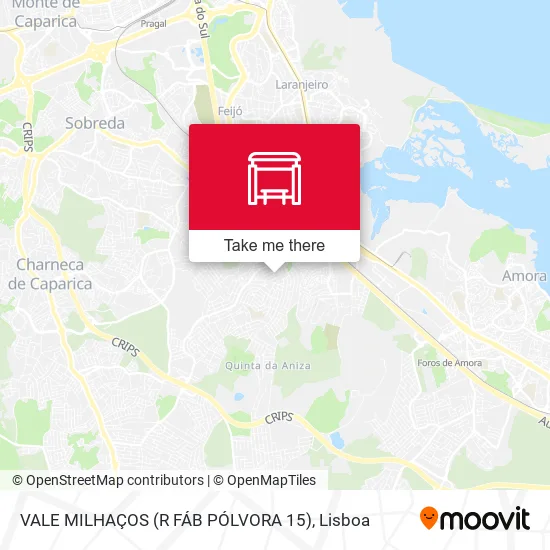VALE MILHAÇOS (R FÁB PÓLVORA 15) map