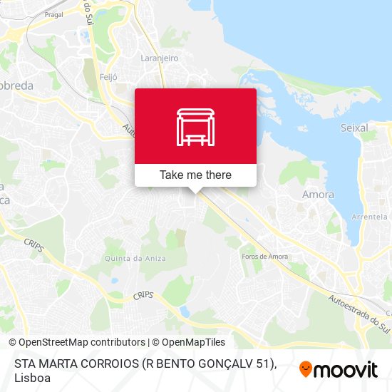 STA MARTA CORROIOS (R BENTO GONÇALV 51) map