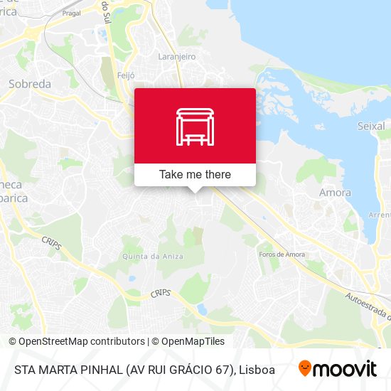 STA MARTA PINHAL (AV RUI GRÁCIO 67) mapa