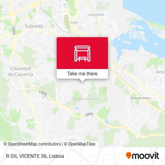 R GIL VICENTE 36 mapa