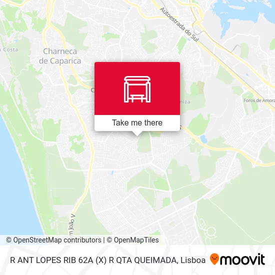 R ANT LOPES RIB 62A (X) R QTA QUEIMADA map