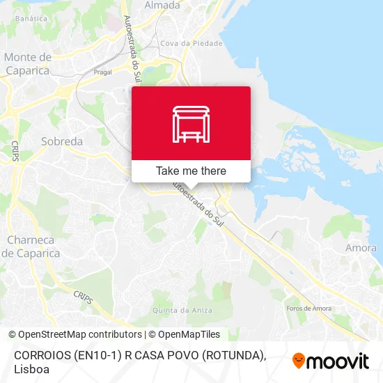 CORROIOS (EN10-1) R CASA POVO (ROTUNDA) map