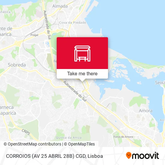 CORROIOS (AV 25 ABRIL 28B) CGD map