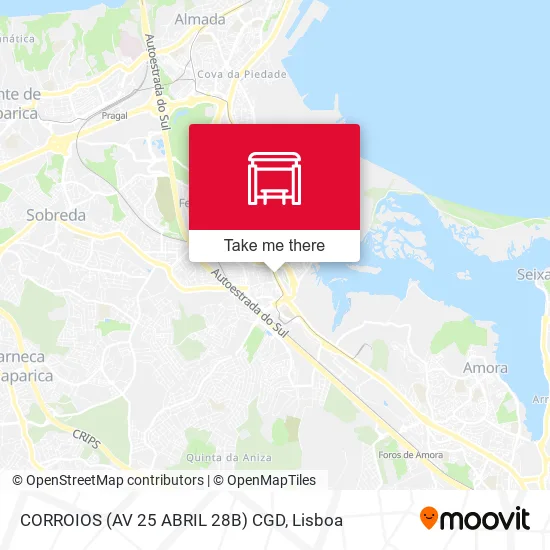 CORROIOS (AV 25 ABRIL 28B) CGD map