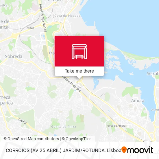 CORROIOS (AV 25 ABRIL) JARDIM / ROTUNDA map