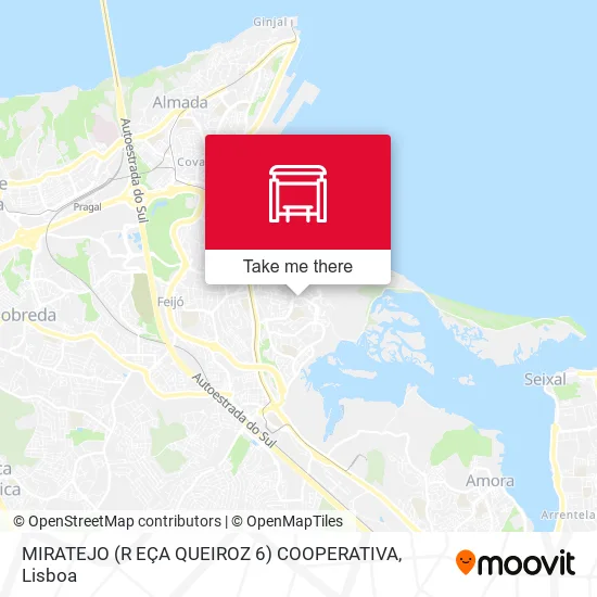 MIRATEJO (R EÇA QUEIROZ 6) COOPERATIVA map