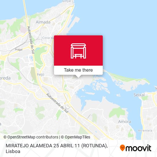 MIRATEJO ALAMEDA 25 ABRIL 11 (ROTUNDA) mapa