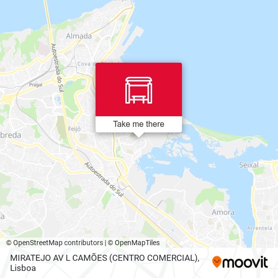 MIRATEJO AV L CAMÕES (CENTRO COMERCIAL) mapa