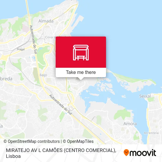 MIRATEJO AV L CAMÕES (CENTRO COMERCIAL) map