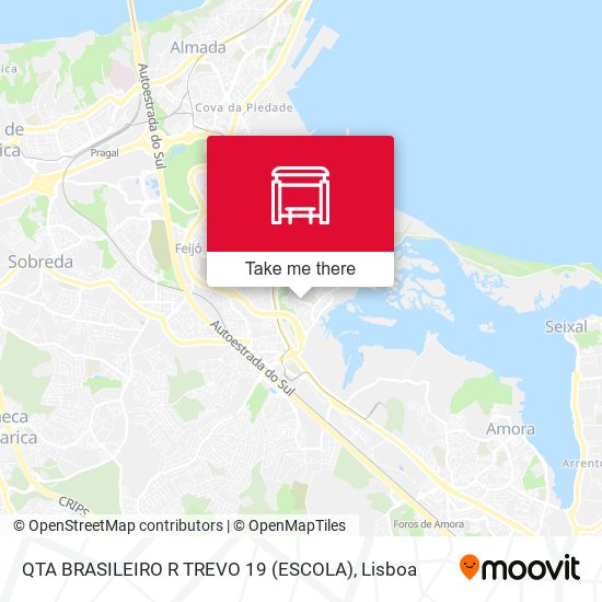 QTA BRASILEIRO R TREVO 19 (ESCOLA) mapa