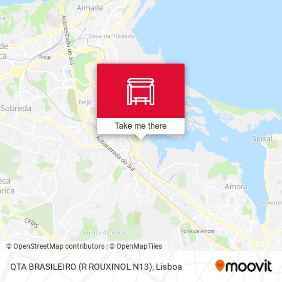 QTA BRASILEIRO (R ROUXINOL N13) mapa